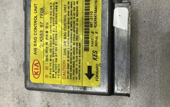 KIA Carnival Airbag control unit/module 0K553677F0A