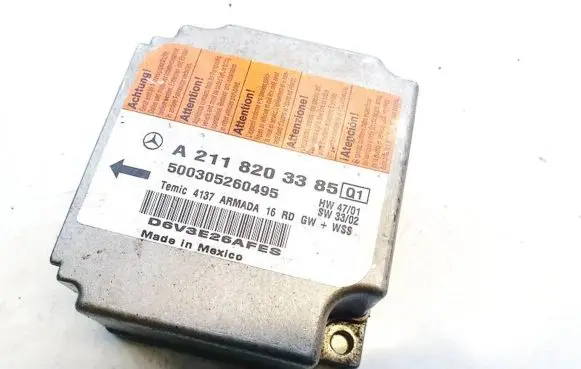 Mercedes-Benz E W211 Airbag control unit/module a2118203385 500305260495