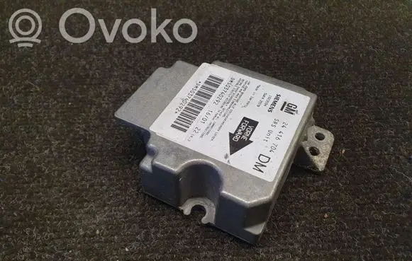 Opel Zafira A Airbag control unit/module 24416704DM 5WK42978