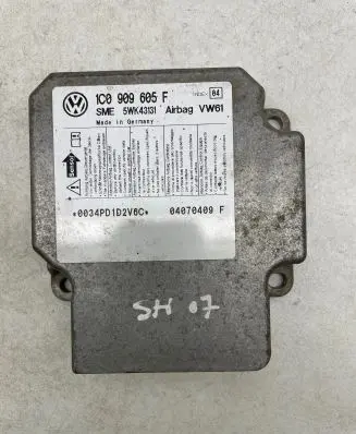 Volkswagen Sharan Airbag control unit/module 1C0909605F 5WK43131 04070409F