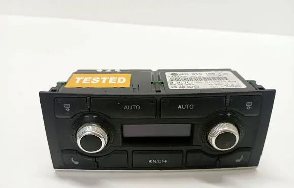 Audi A8 S8 D3 4E Climate control unit 4E0910158 4E0919158A 5HB00855201