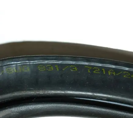 Audi Q3 8U Rubber seal rear door 8U0831721A