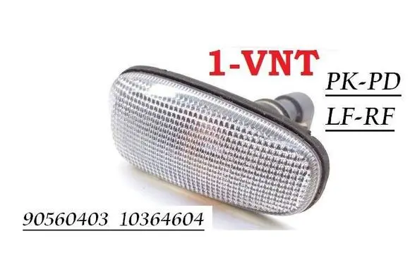 Opel Zafira A Front fender indicator light 90560403 10364604