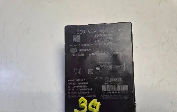 Volkswagen PASSAT B8 Keyless (KESSY) go control unit/module 3Q0959435B