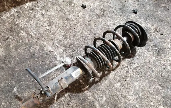 Citroen C2 Front shock absorber with coil spring 9649468580
