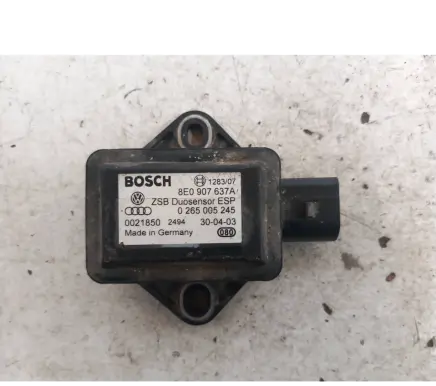 Audi A4 S4 B6 8E 8H ESP acceleration yaw rate sensor 8e0907637a