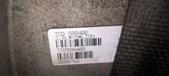 Land Rover Range Rover L322 Automatic gearbox TGD500402 0506762