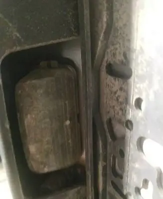 Peugeot 206 Number plate light