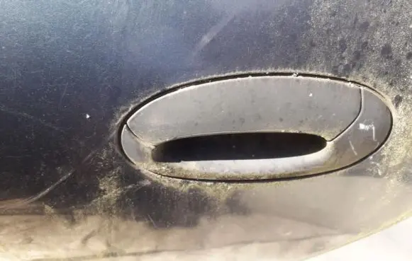 Hyundai Lantra II Front door exterior handle