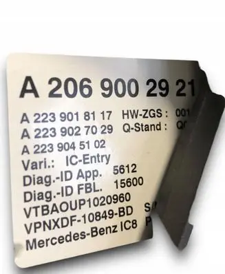 Mercedes-Benz C W206 Speedometer control unit/module 