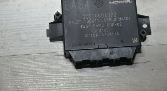 Fiat 500 Parking PDC control unit/module 00520094320