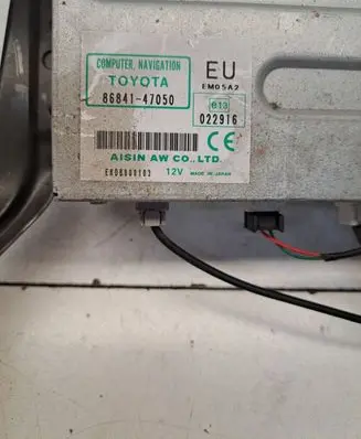 Toyota Prius (NHW20) GPS navigation control unit/module 8684147050