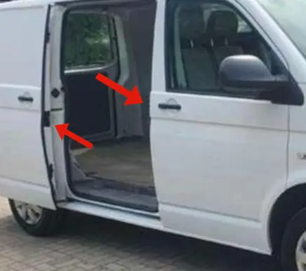 Volkswagen Transporter - Caravelle T5 Sliding door contact joint 7H0907496A 7H0907438D
