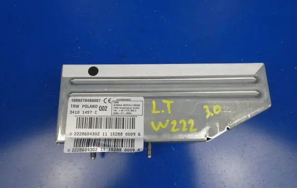 Mercedes-Benz S W222 Rear door airbag 2228604302 1099278480007 34101457C