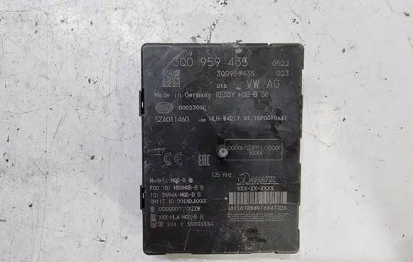 Keyless (KESSY) go control unit/module