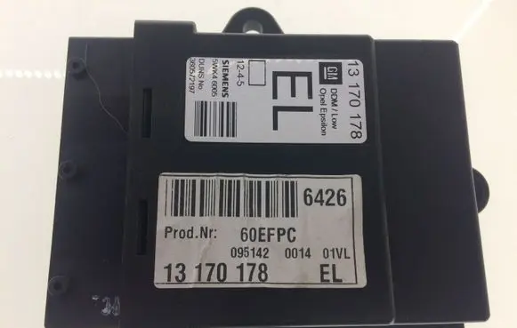 Opel Signum Door control unit/module 13170178