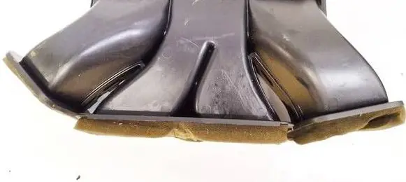 Cabin air duct channel