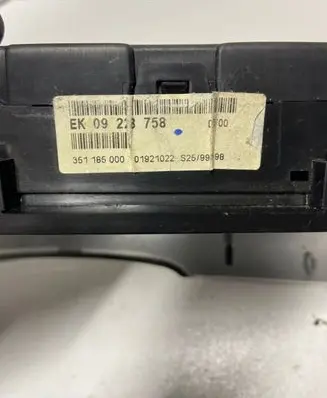 Opel Zafira A Speedometer (instrument cluster) 09228758 01921022 351185000