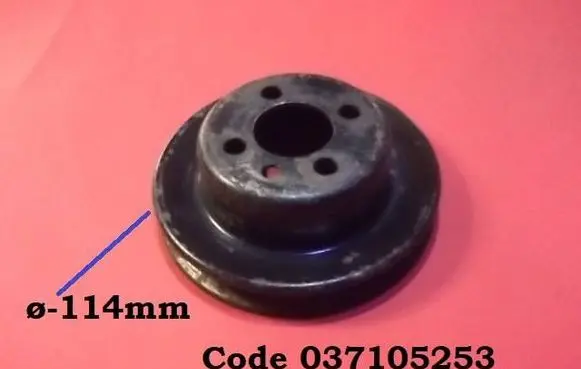 Volkswagen Scirocco Crankshaft pulley 037105253