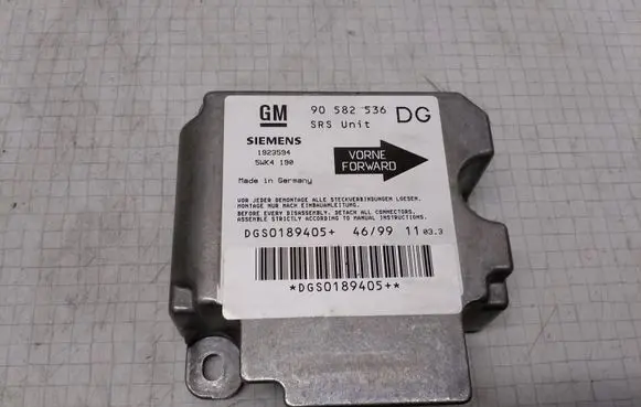 Opel Zafira A Airbag control unit/module 90582536DG 5WK4190 1923594