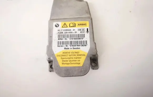 BMW 5 E60 E61 Airbag control unit/module 6577916055801 2204431-31