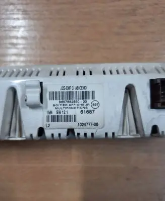 Citroen C4 I Screen/display/small screen 9657882880 61687 102477706