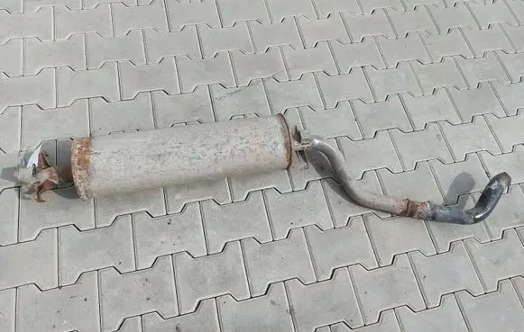 Mercedes-Benz E W123 Muffler/silencer 