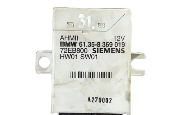 BMW 3 E46 Tow bar trailer control unit/module 8369019 61358369019