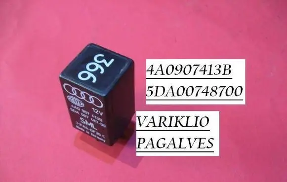 Volkswagen PASSAT B3 Other relay 4A0907413B 5DA00748700