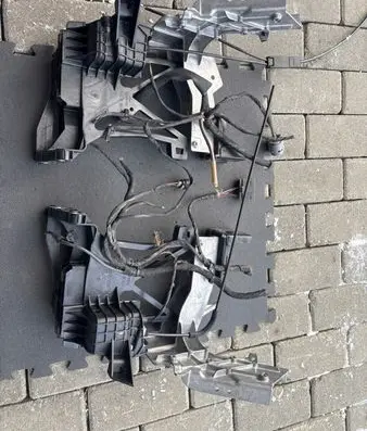 Mercedes-Benz E W213 Radiator support slam panel bracket A2136206500 A2136206400 A2536210700
