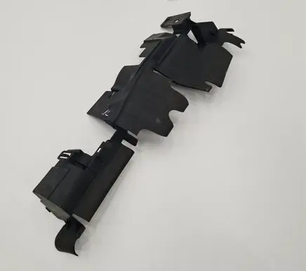Intercooler air guide/duct channel
