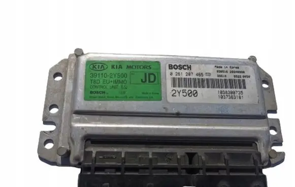 KIA Carens I Engine ECU kit and lock set 39110-2Y500 0261207465 39110-2Y500