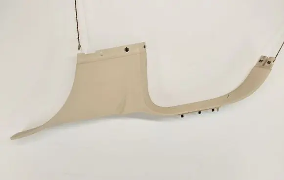 Volkswagen Touareg II Front sill trim cover 7P0853370C