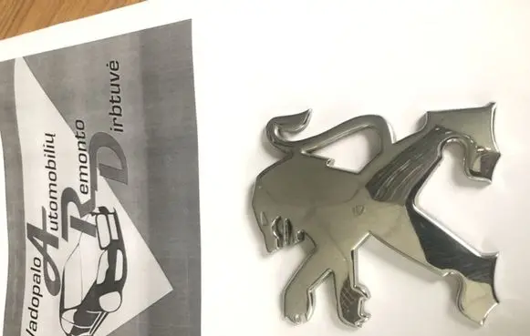 Peugeot 1007 Manufacturers badge/model letters 7810L3