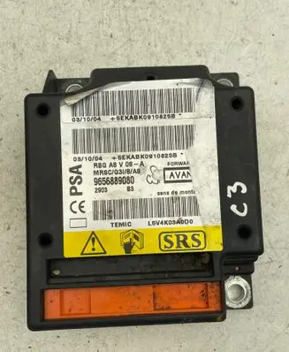 Citroen C3 Airbag control unit/module 9656889080 5EKABK0910825B L5V4K03A0D0