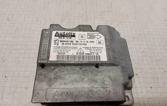 Peugeot 307 Airbag control unit/module 9654491180