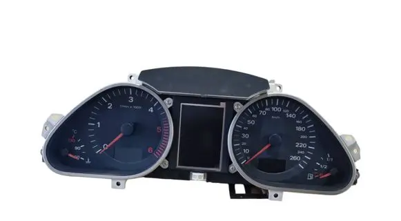 Audi A6 S6 C6 4F Speedometer (instrument cluster) 4F0920931B 4F0910930A 503008731602