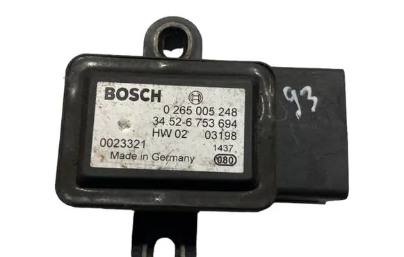 BMW X5 E53 ESP acceleration yaw rate sensor 6753694 34526753694 0265005248