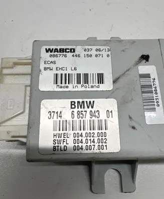 BMW 5 F10 F11 Air suspension control unit module (rear) 6857943