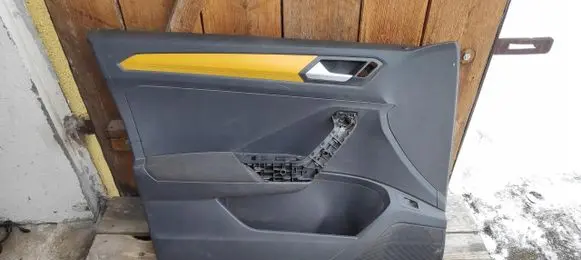 Front door card panel trim