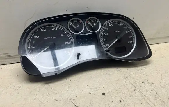 Peugeot 307 Speedometer (instrument cluster) P9636708280 216553004X5 NS01929638