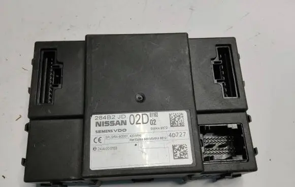 Nissan Qashqai Comfort/convenience module 284B2JD02D 5WK49372