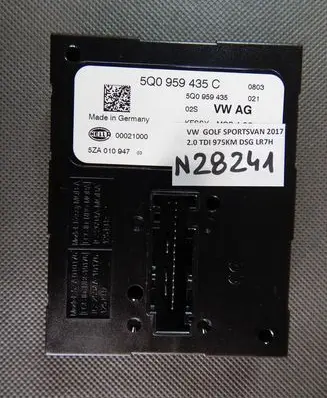 Volkswagen Golf Sportsvan Keyless (KESSY) go control unit/module 5Q0959435C