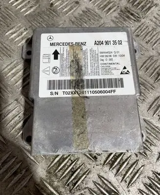 Mercedes-Benz C W204 Airbag control unit/module A2049013502 261110506004FF 5WK44524