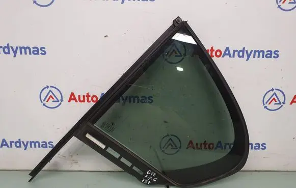 Rear vent window glass