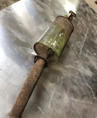 Audi A6 S6 C4 4A Muffler/silencer 4A0253611F