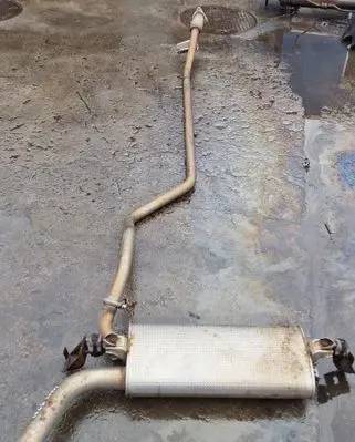 Renault Laguna III Rear muffler/silencer tail pipe 