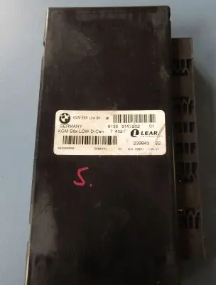 BMW 5 E60 E61 Comfort/convenience module 9167202