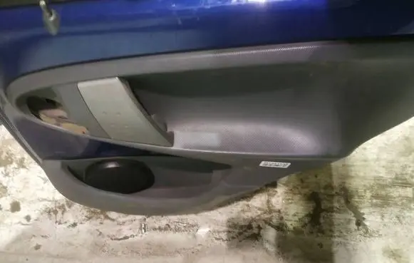 Rear door card panel trim