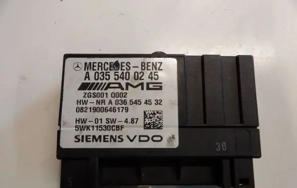 Mercedes-Benz ML W164 Other control units/modules A0355400245 ZGS0010002 5WK11530CBF